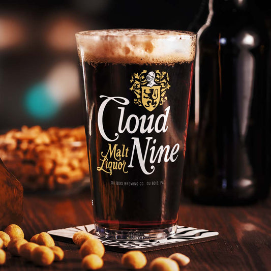 Cloud Nine Malt Liquor - Du Bois Brewing Co Pennsylvania Shaker Pint Glass