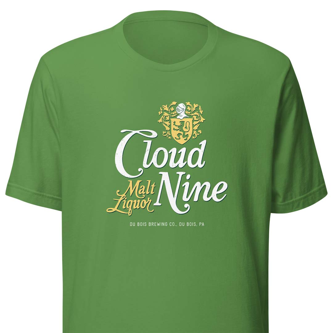Cloud Nine Malt Liquor Du Bois Brewing Co Pennsylvania Unisex Retro T-shirt