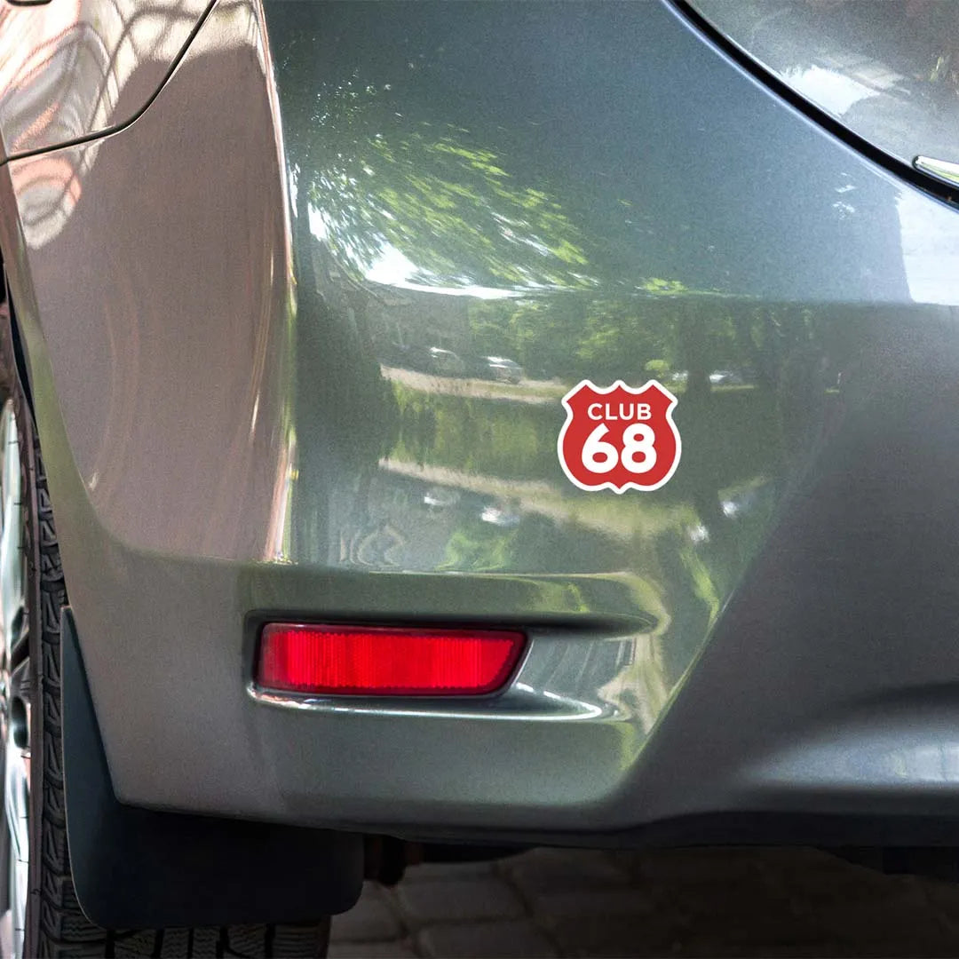 Club 68 Lebanon Kentucky Retro Sticker