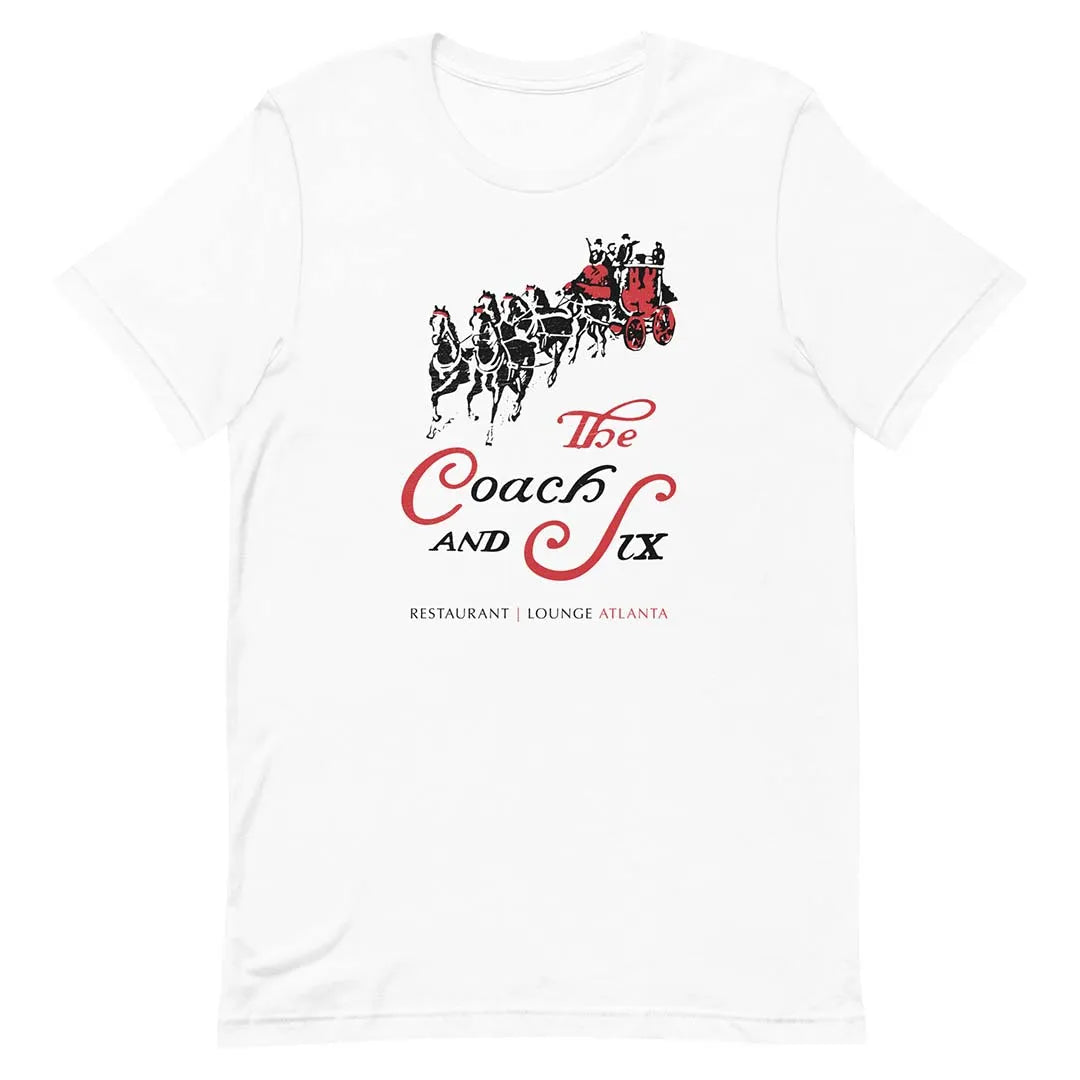 Coach & Six Restaurant Atlanta Unisex Retro T-shirt