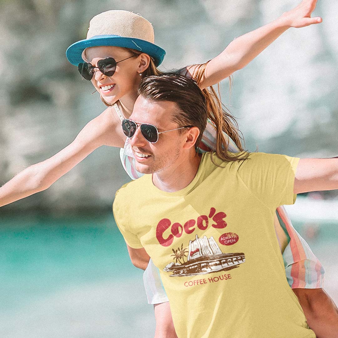 Coco’s Coffee House Honolulu Unisex Retro T-shirt