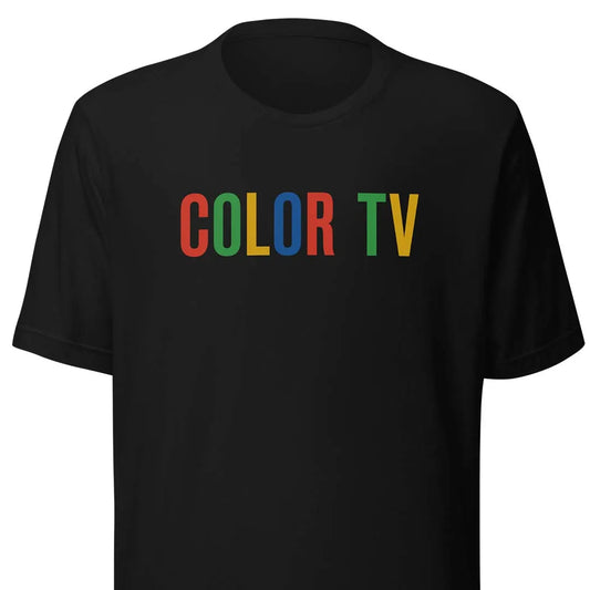 Color TV Unisex Retro T-shirt