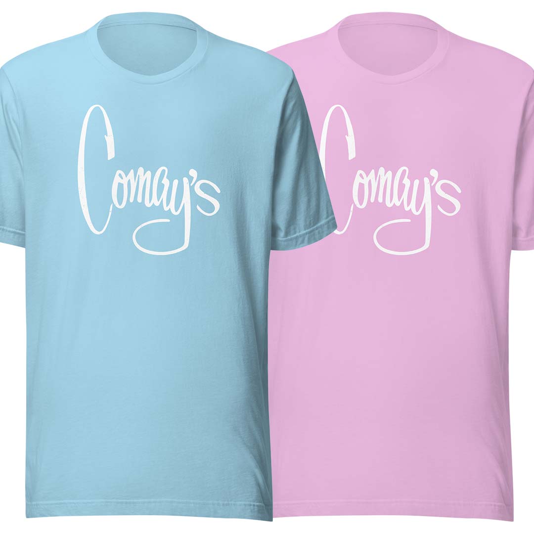 Comay’s Jewelers & Record Shop Unisex Retro T-shirt