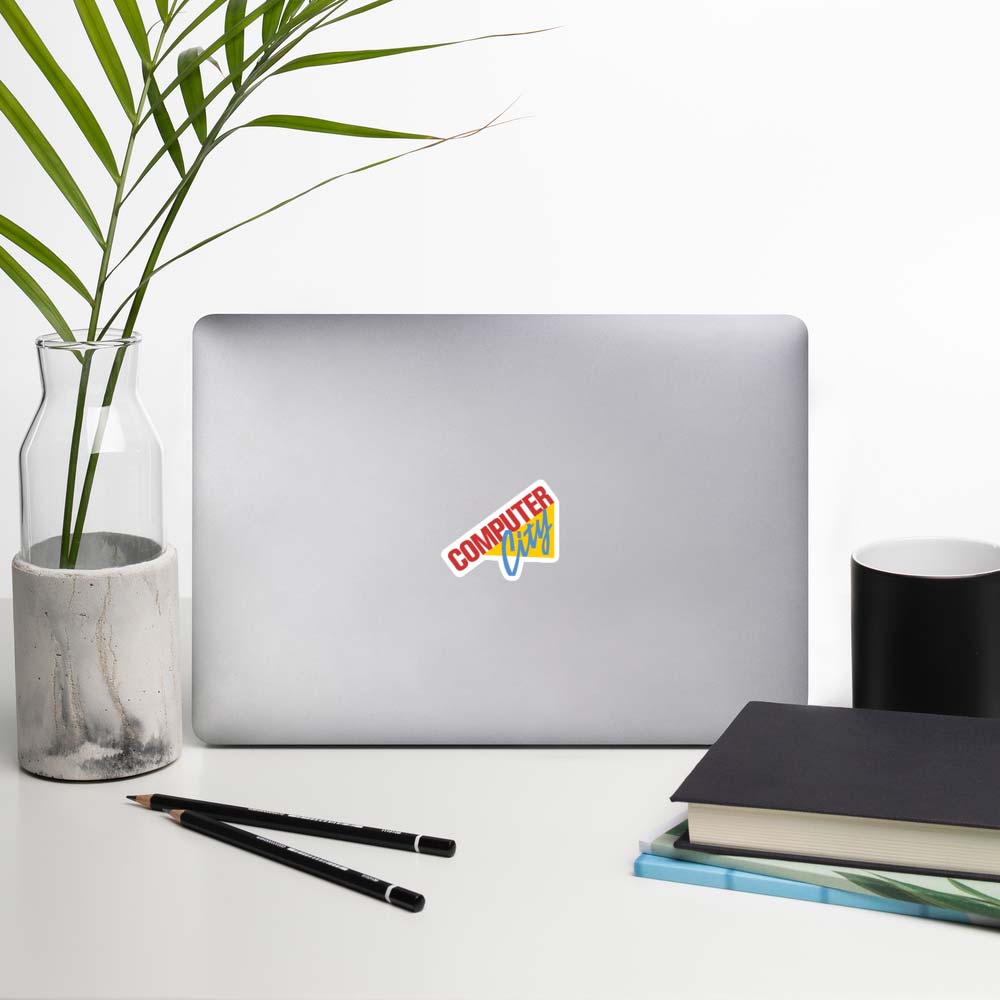Computer City Retro Sticker