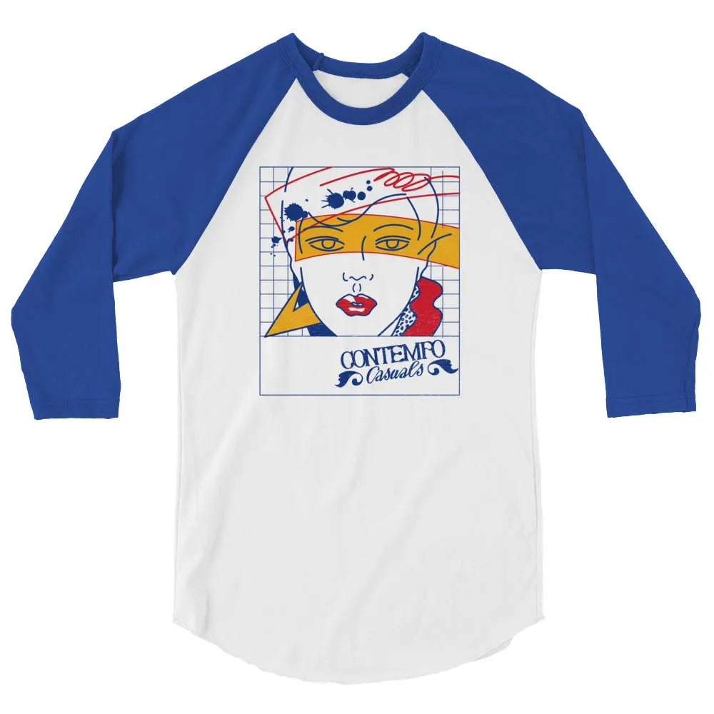 Contempo Casuals unisex 3/4 sleeve raglan baseball tee