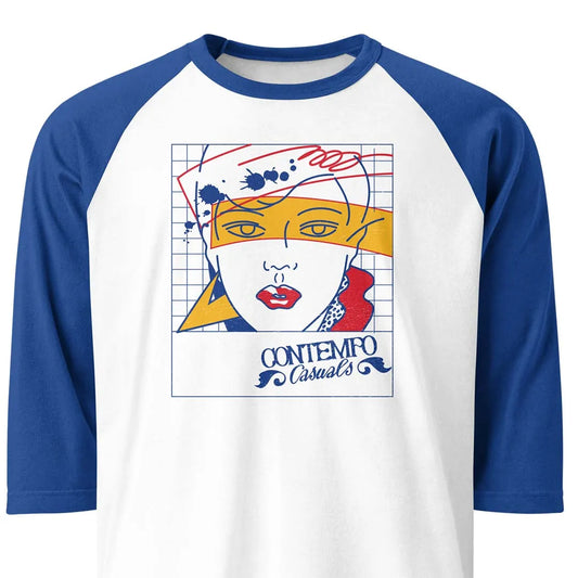 Contempo Casuals unisex 3/4 sleeve raglan baseball tee