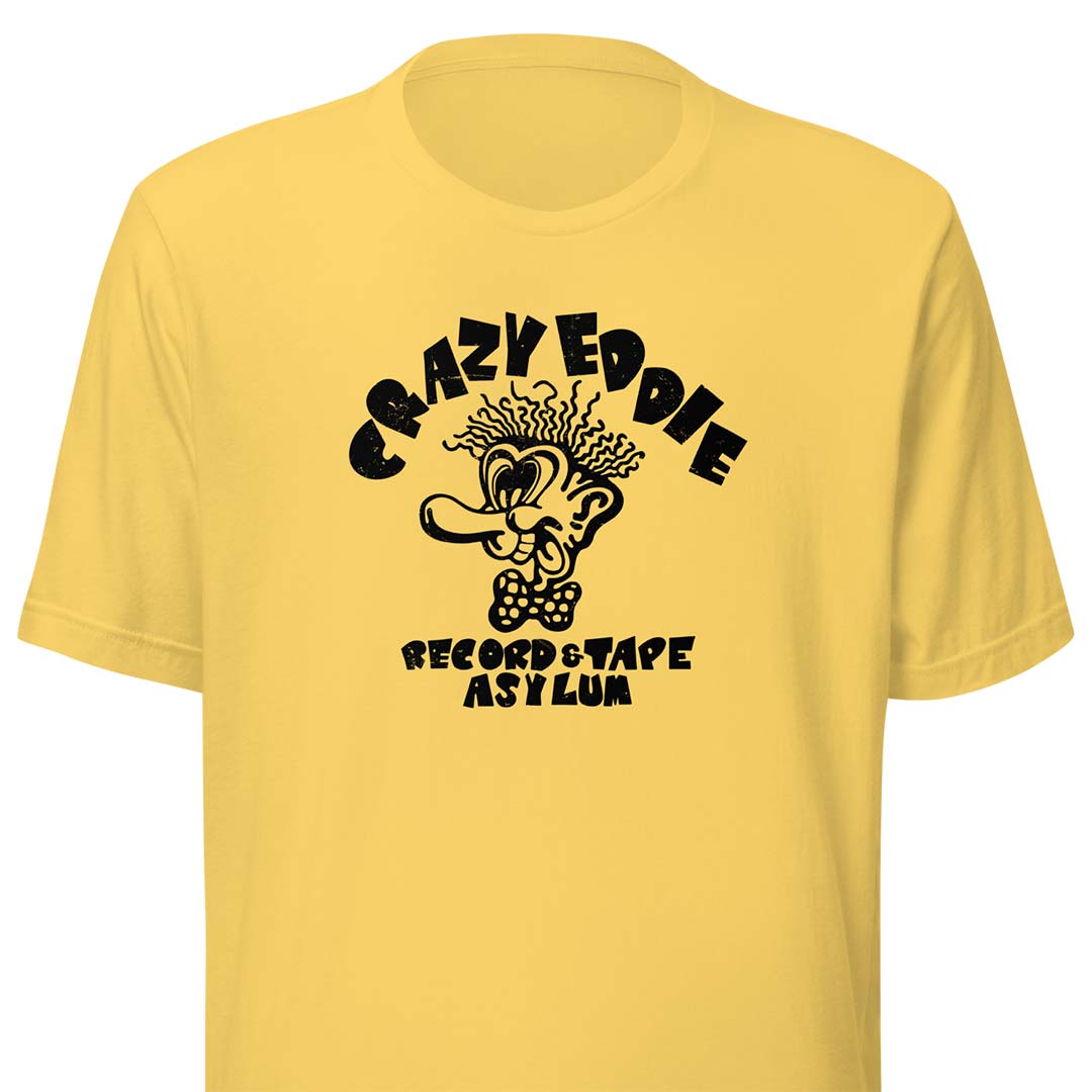 Crazy Eddie Record & Tape Asylum New York & New Jersey Unisex Retro T-shirt