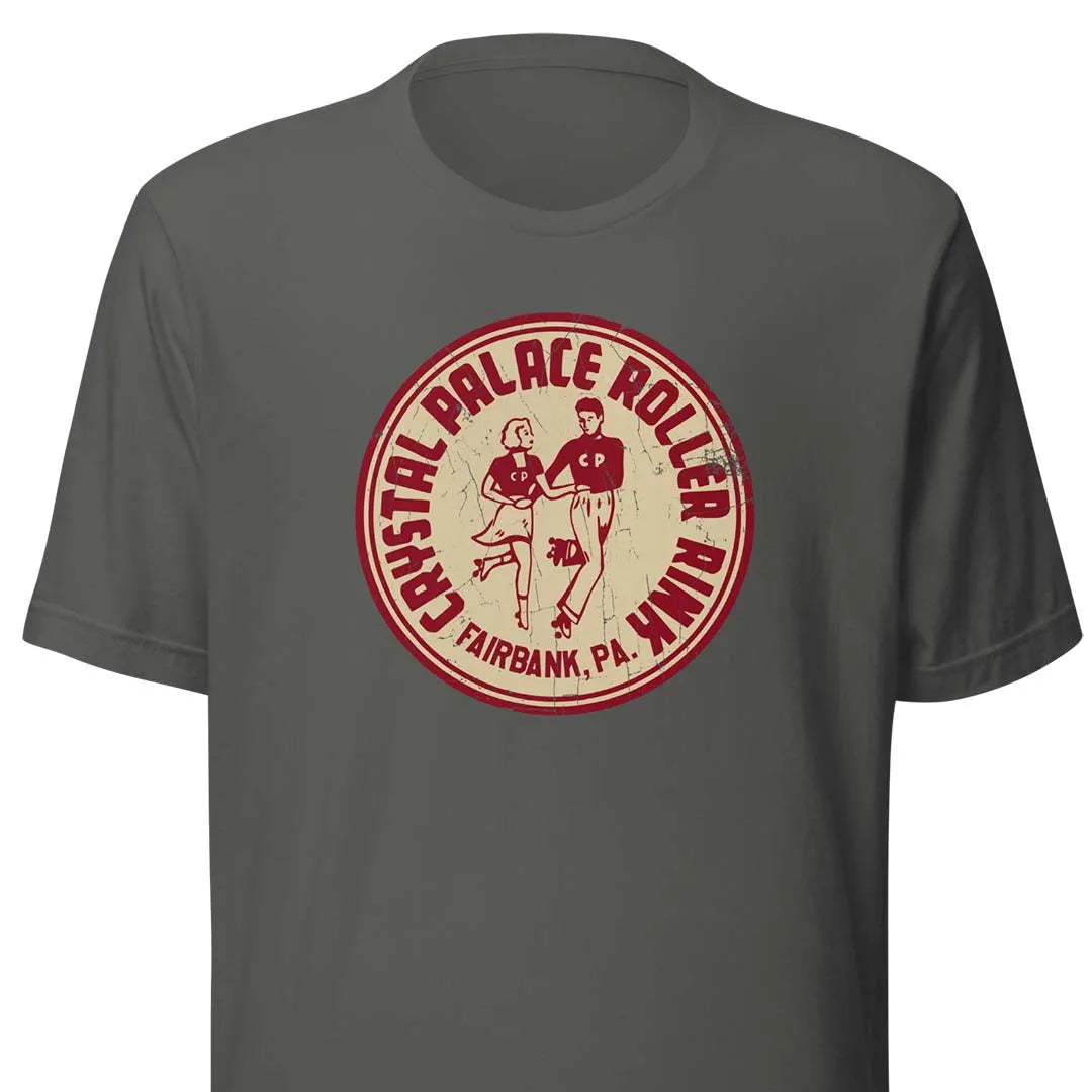 Crystal Palace Roller Rink Fairbank Unisex Retro Tee
