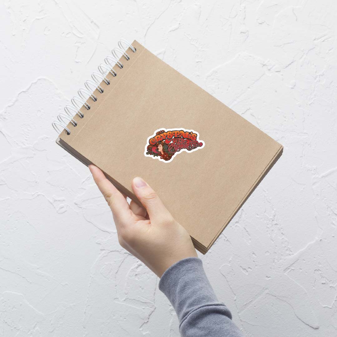 Crystal's Pizza & Spaghetti Texas Retro Sticker