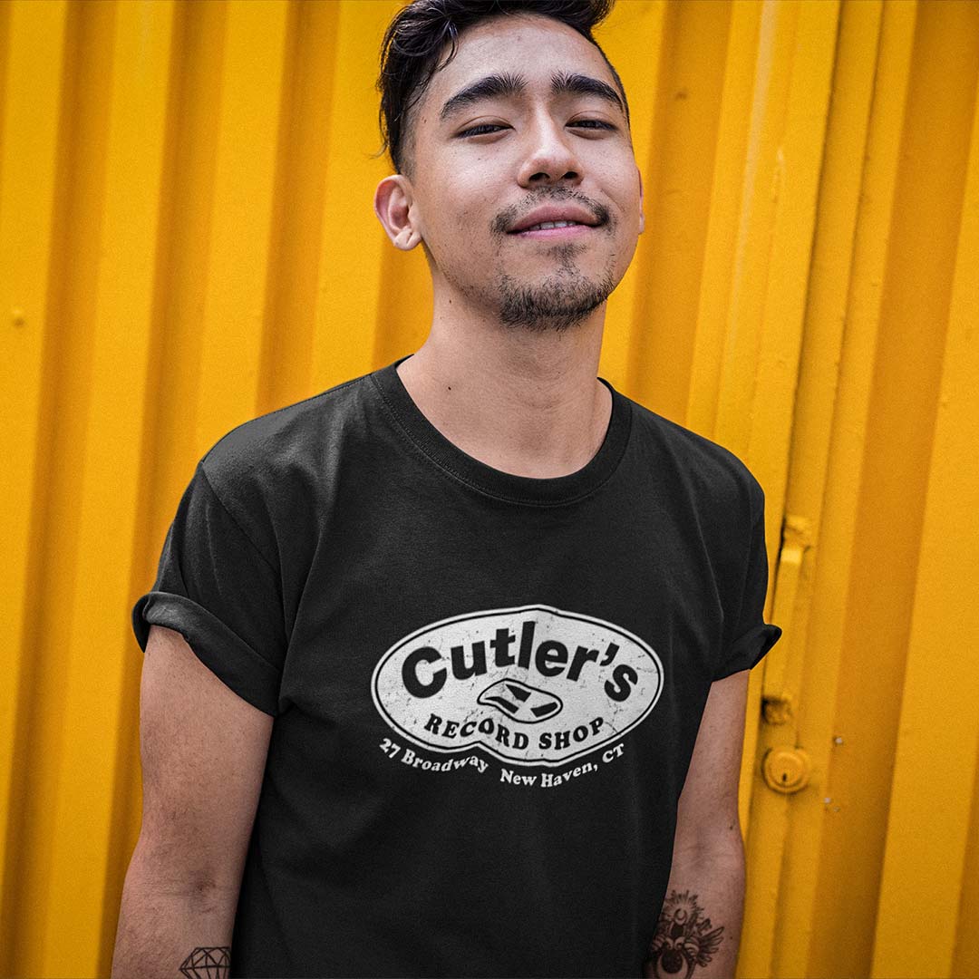 Cutler's Record Shop New Haven Unisex Retro T-shirt