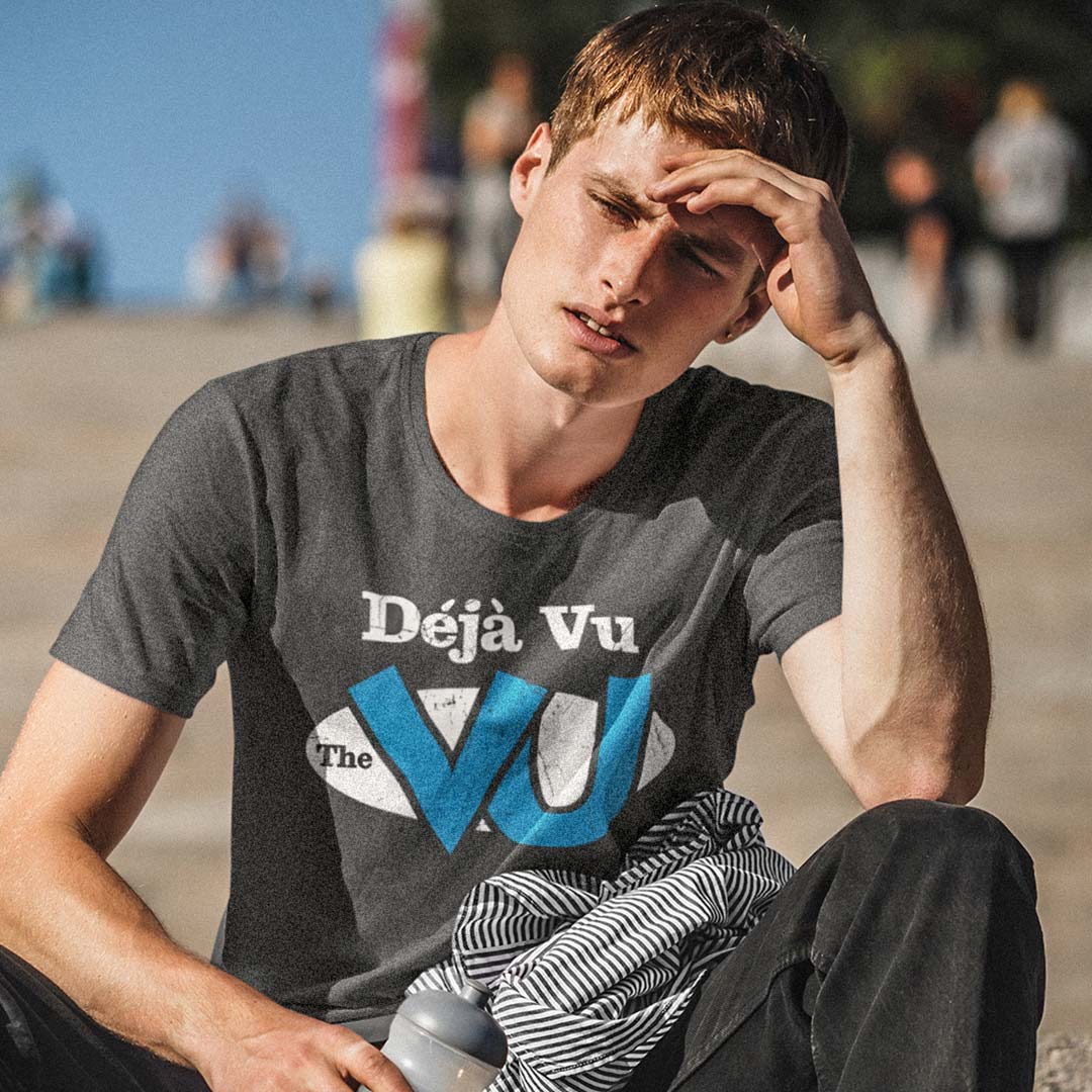 Deja Vu Columbia Unisex Retro T-shirt