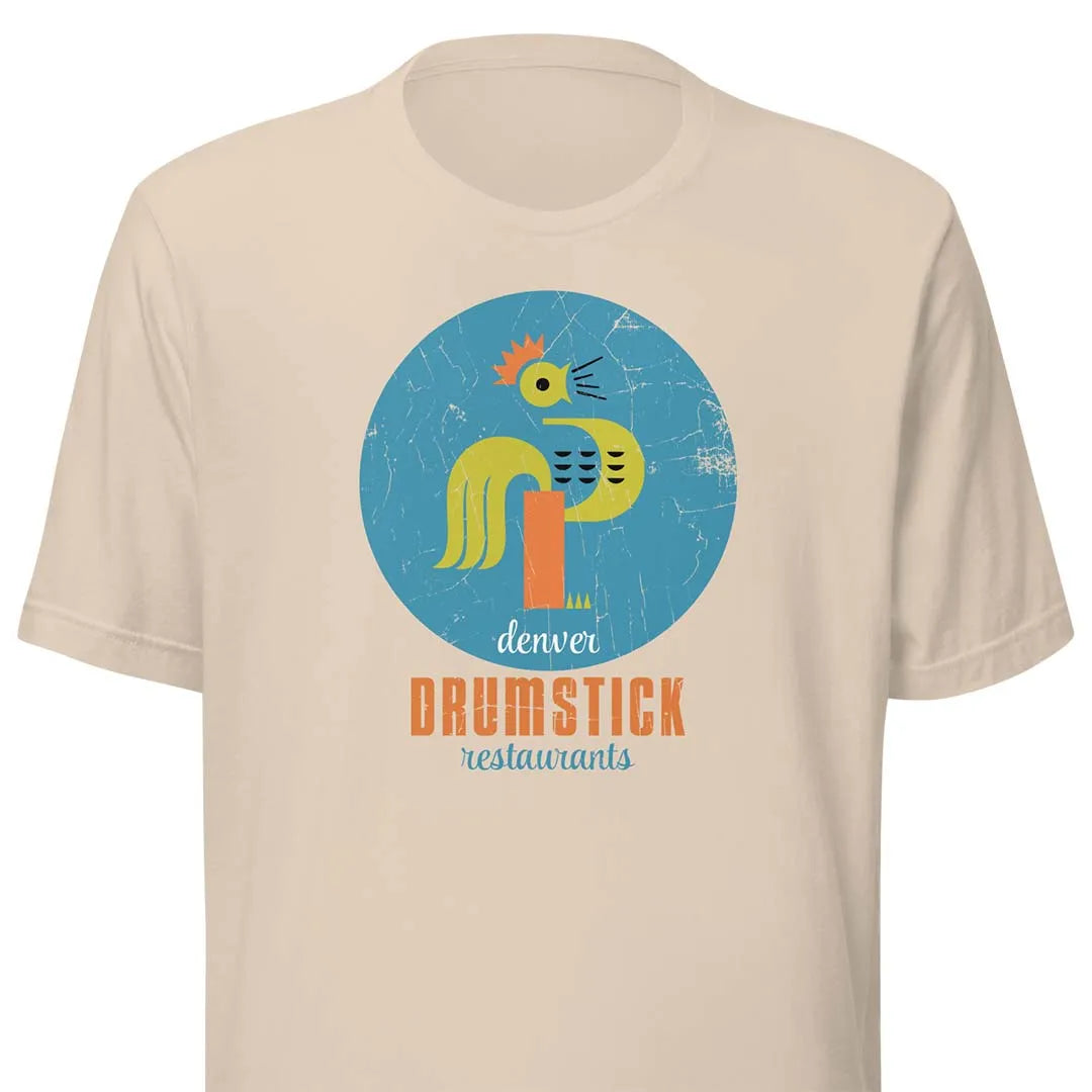 Denver Drumstick Restaurant Unisex Retro T-shirt