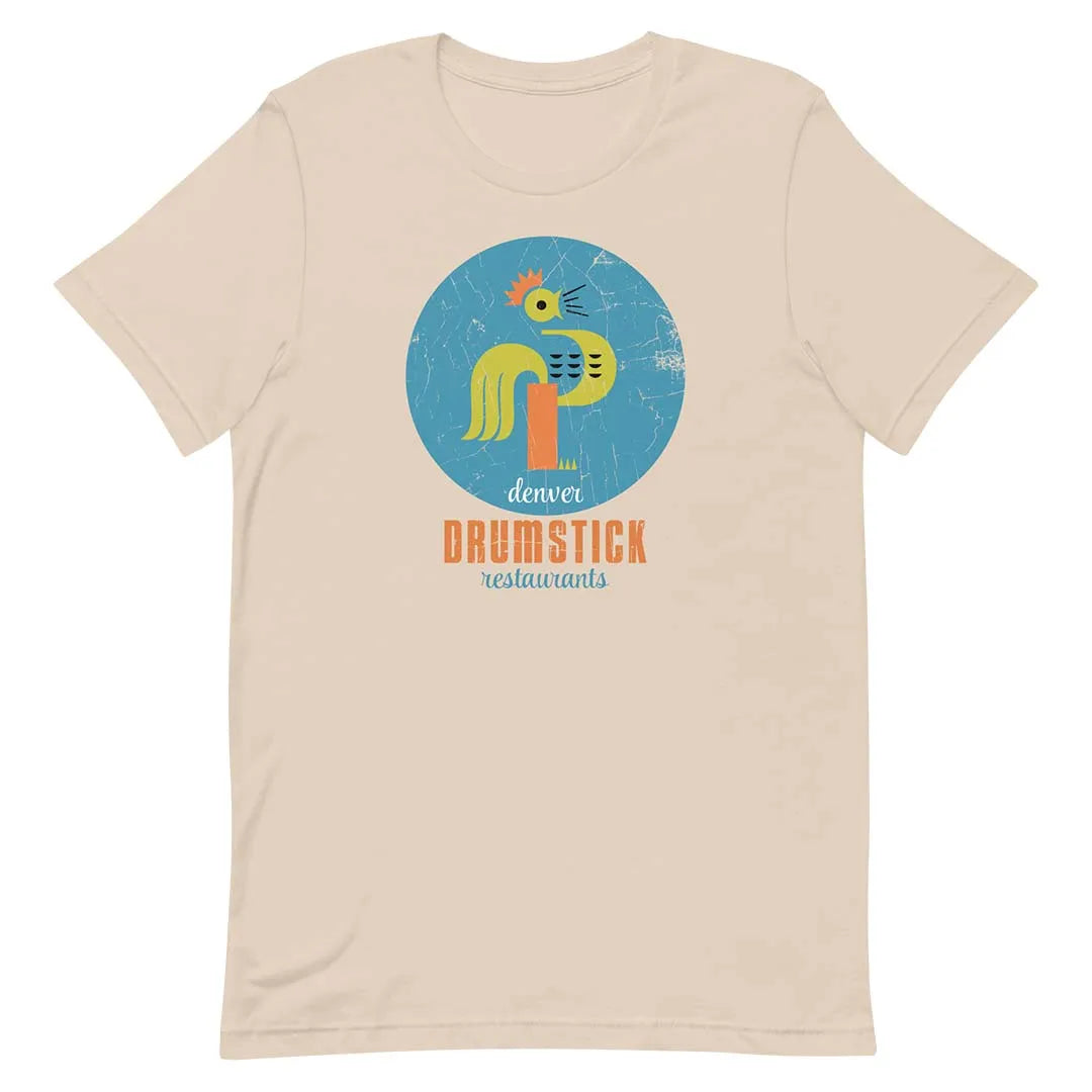 Denver Drumstick Restaurant Unisex Retro T-shirt