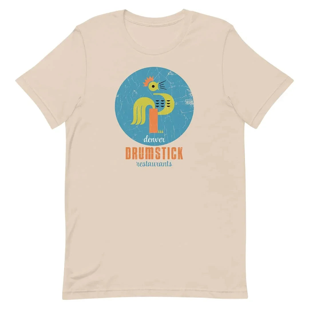 Denver Drumstick Restaurant Unisex Retro T-shirt