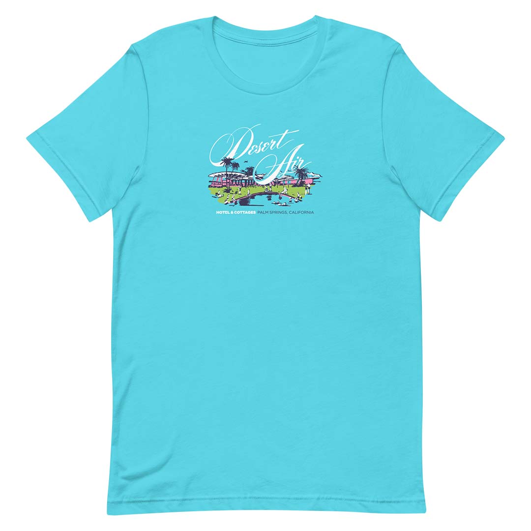 Desert Air Hotel Palm Springs Unisex Retro T-shirt