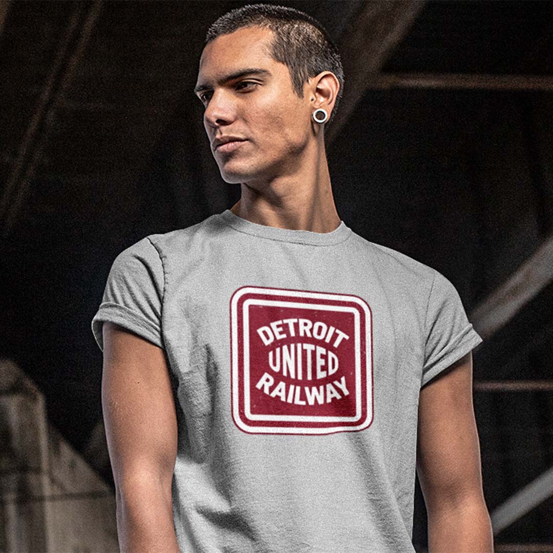 Detroit United Railway Unisex Retro T-shirt