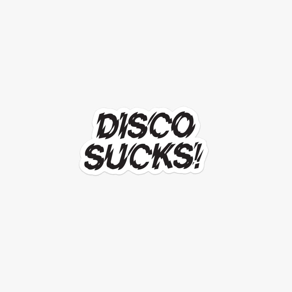 Disco Sucks Sticker