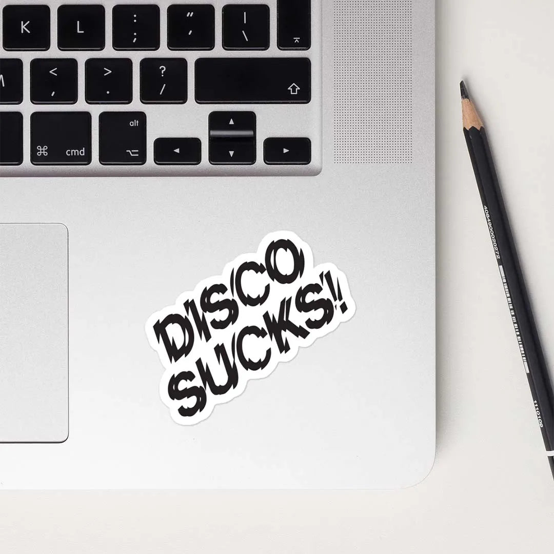 Disco Sucks Sticker