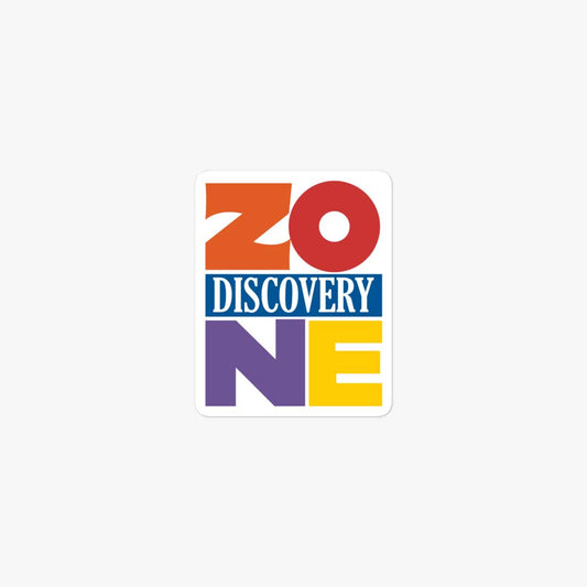 Discovery Zone Retro Sticker