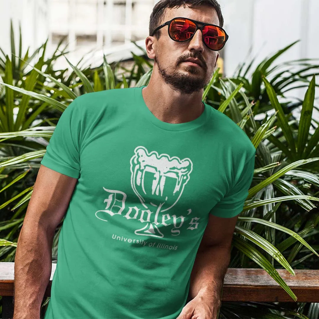 Dooley’s Champaign Unisex Retro T-shirt