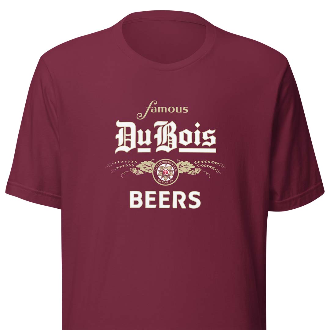 Du Bois Brewing Co Beer Pennsylvania Unisex Retro T-shirt
