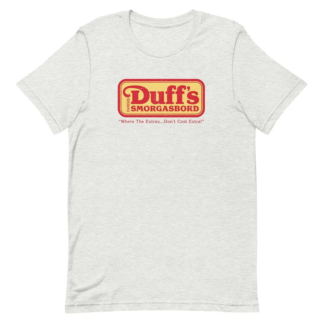 Duff’s Famous Smorgasbord Buffet Unisex Retro T-shirt