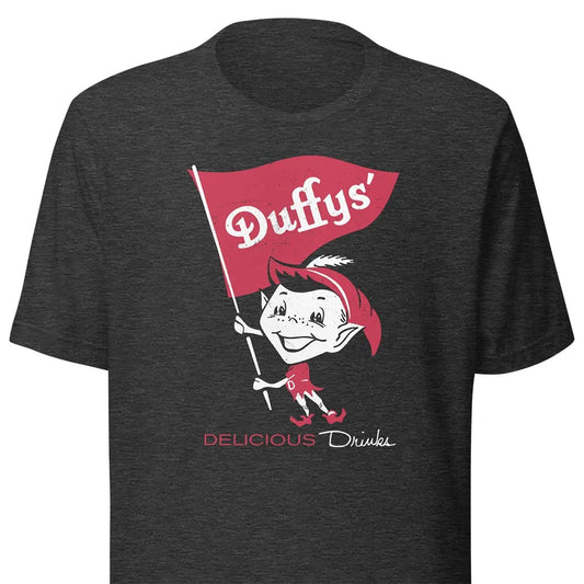 Duffys’ Delicious Drinks Denver Unisex Retro T-shirt