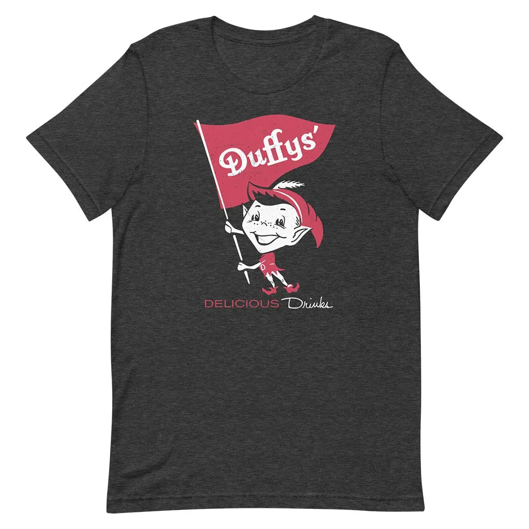 Duffys’ Delicious Drinks Denver Unisex Retro T-shirt