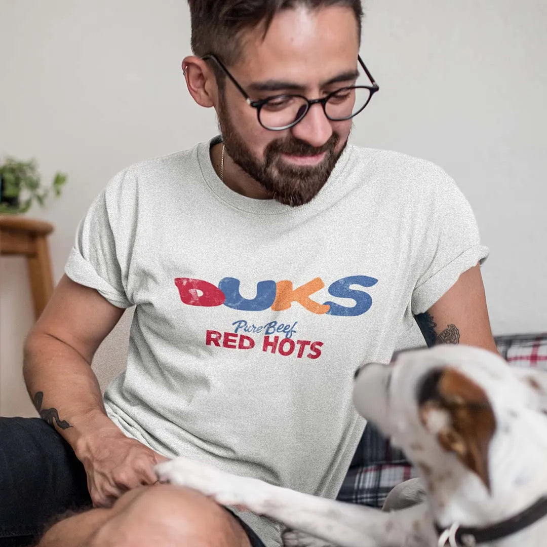 Duk’s Red Hots Chicago Unisex Retro T-shirt