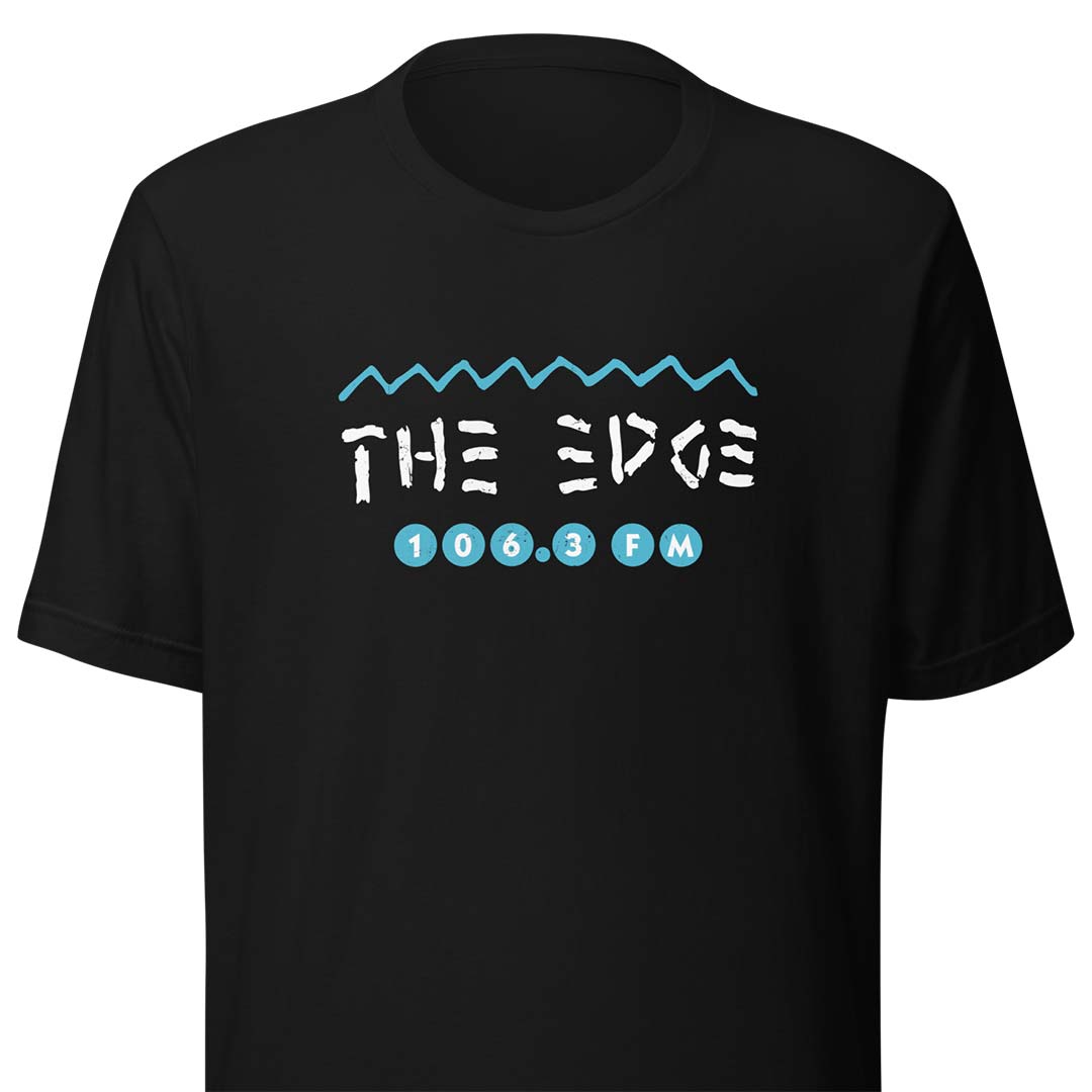 Edge 106.3 KEDJ Radio Phoenix Unisex Retro T-shirt