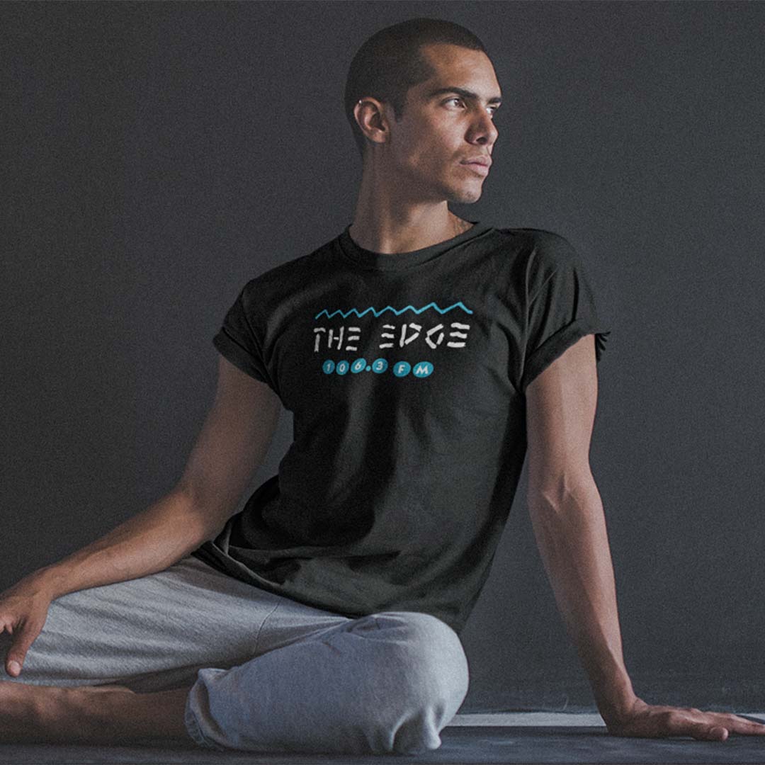 Edge 106.3 KEDJ Radio Phoenix Unisex Retro T-shirt