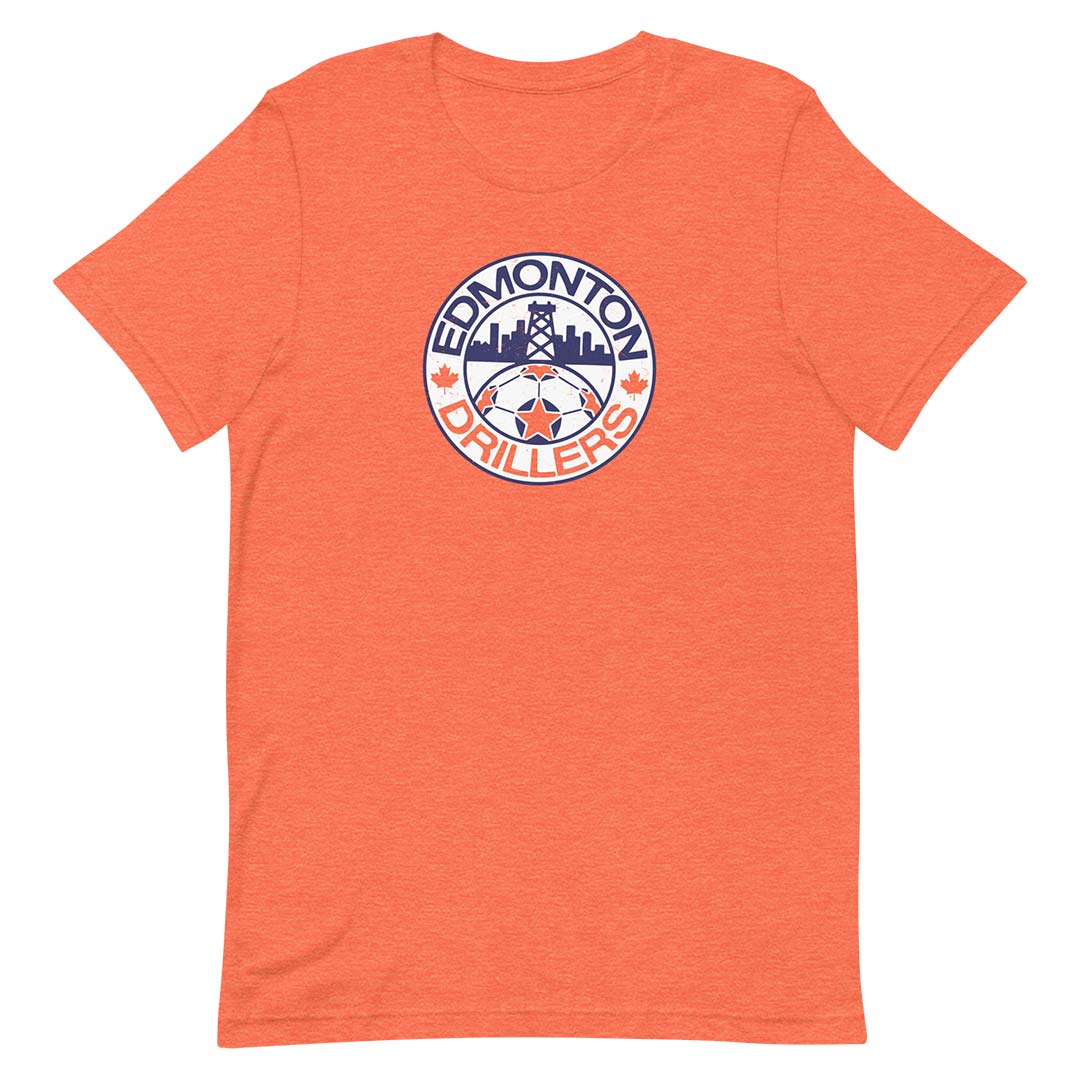 Edmonton Drillers NASL Soccer Unisex Retro T-shirt