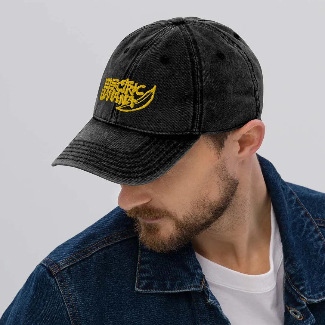 Electric Banana Pittsburgh Retro Vintage Hat