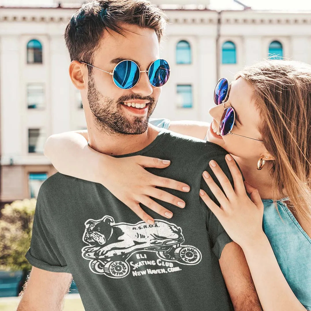 Eli Skating Club New Have Unisex Retro T-shirt