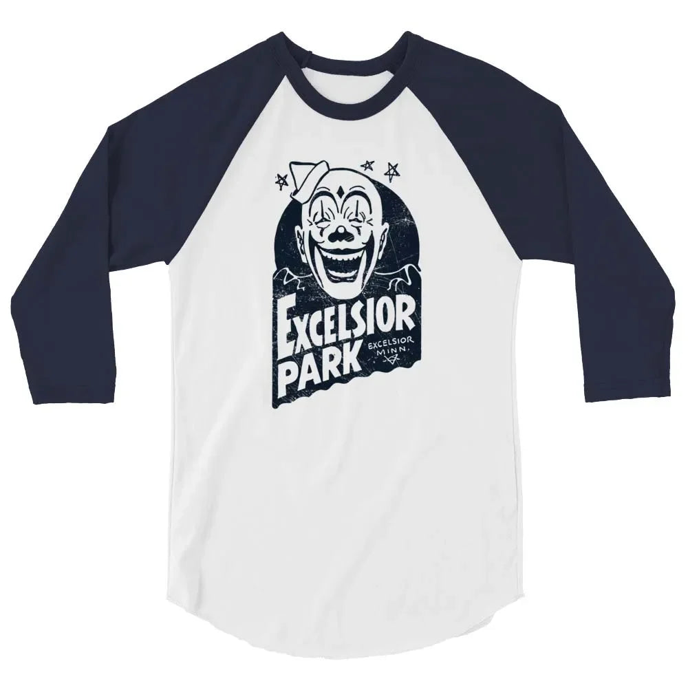 Excelsior Park Minnesota unisex 3/4 sleeve raglan baseball tee