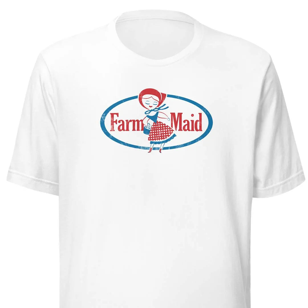 Farm Maid Dairy Detroit Unisex Retro T-shirt