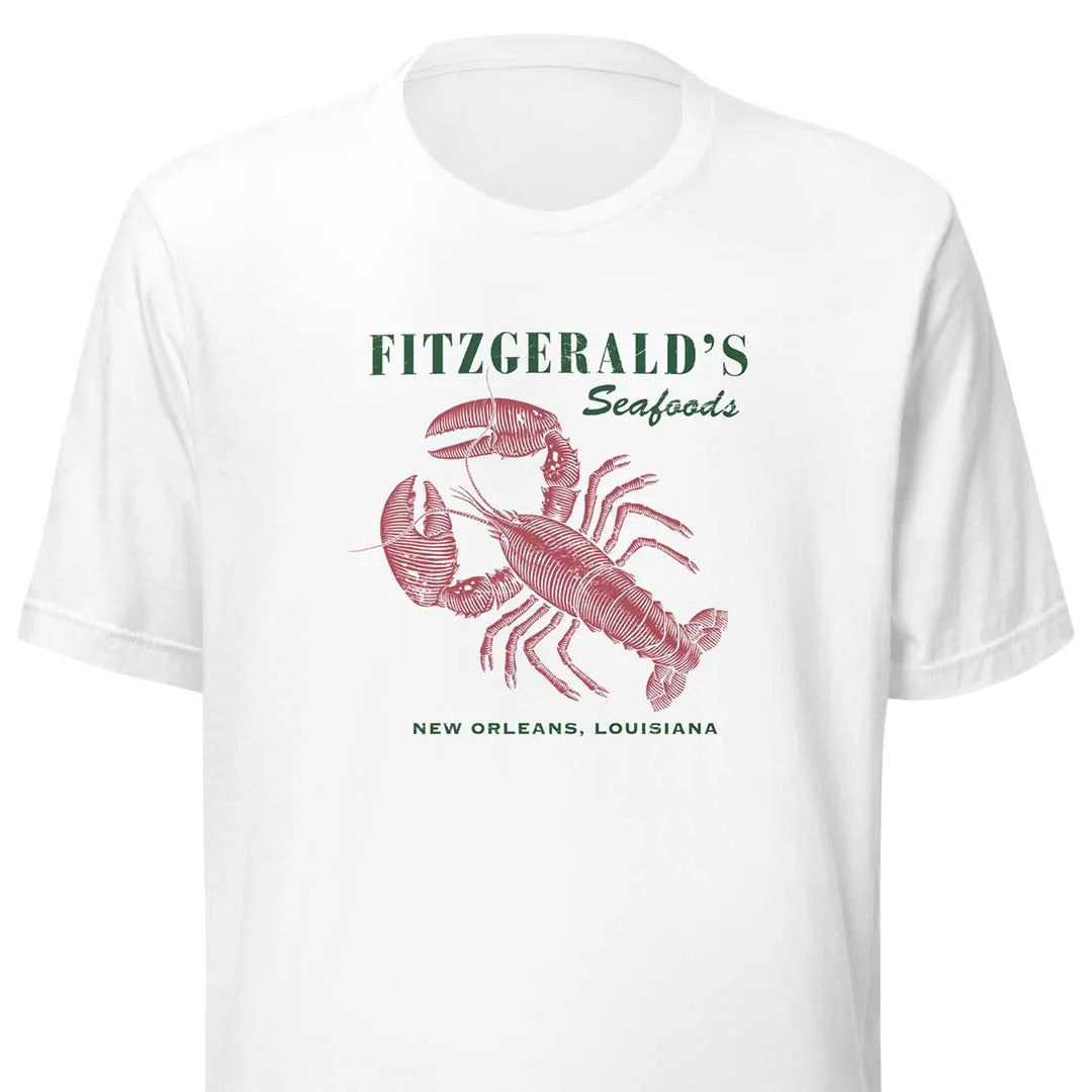 Fitzgerald's Seafoods New Orleans Unisex Retro T-shirt