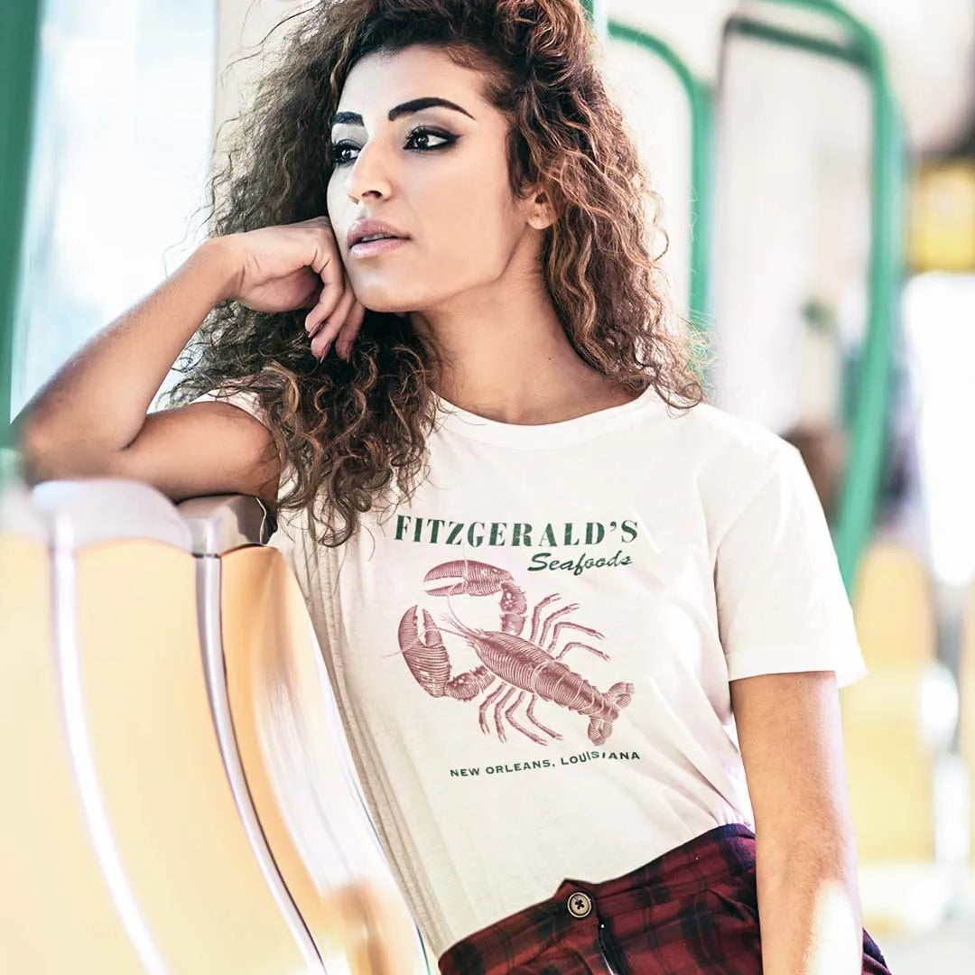 Fitzgerald's Seafoods New Orleans Unisex Retro T-shirt