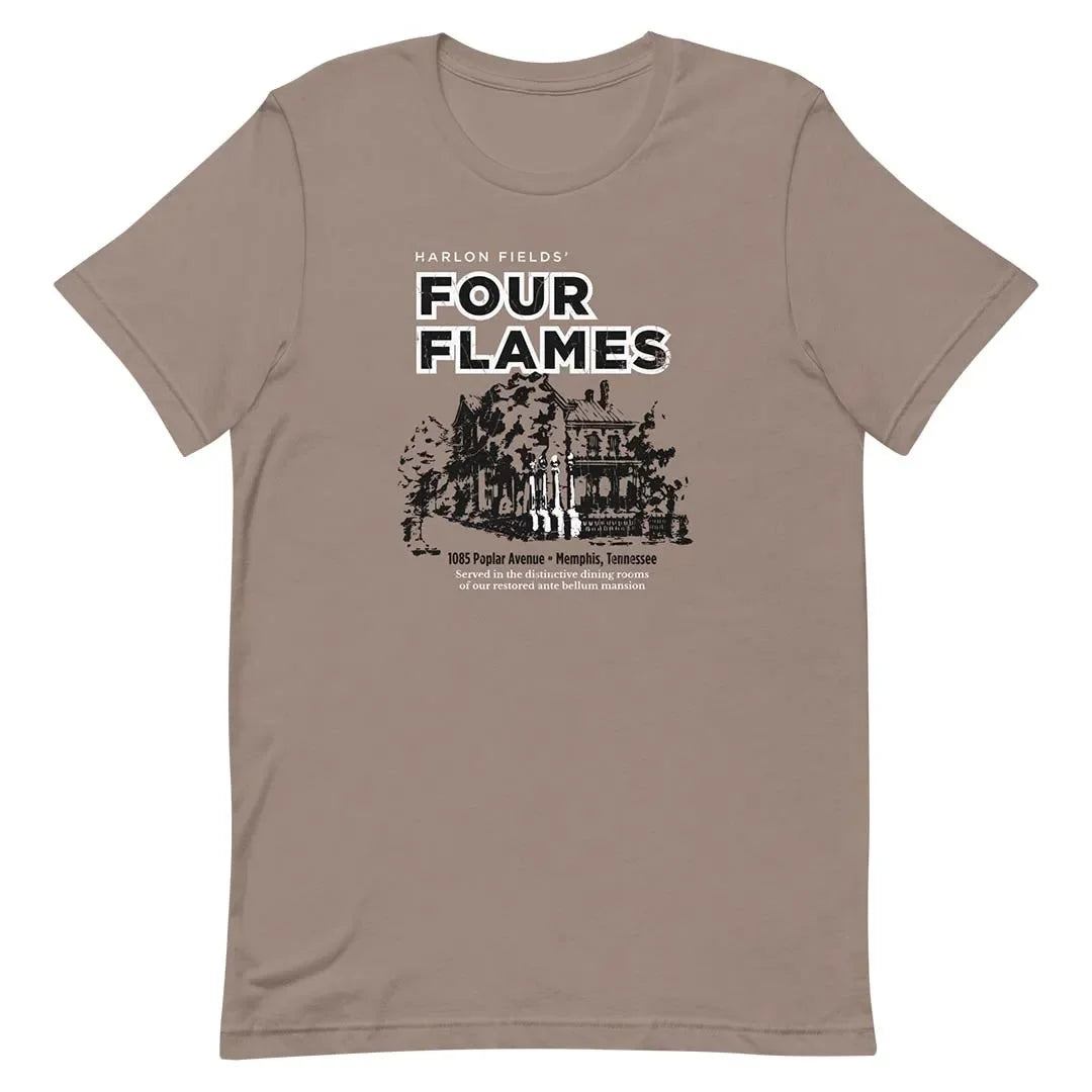 Four Flames Restaurant Memphis Unisex Retro T-shirt