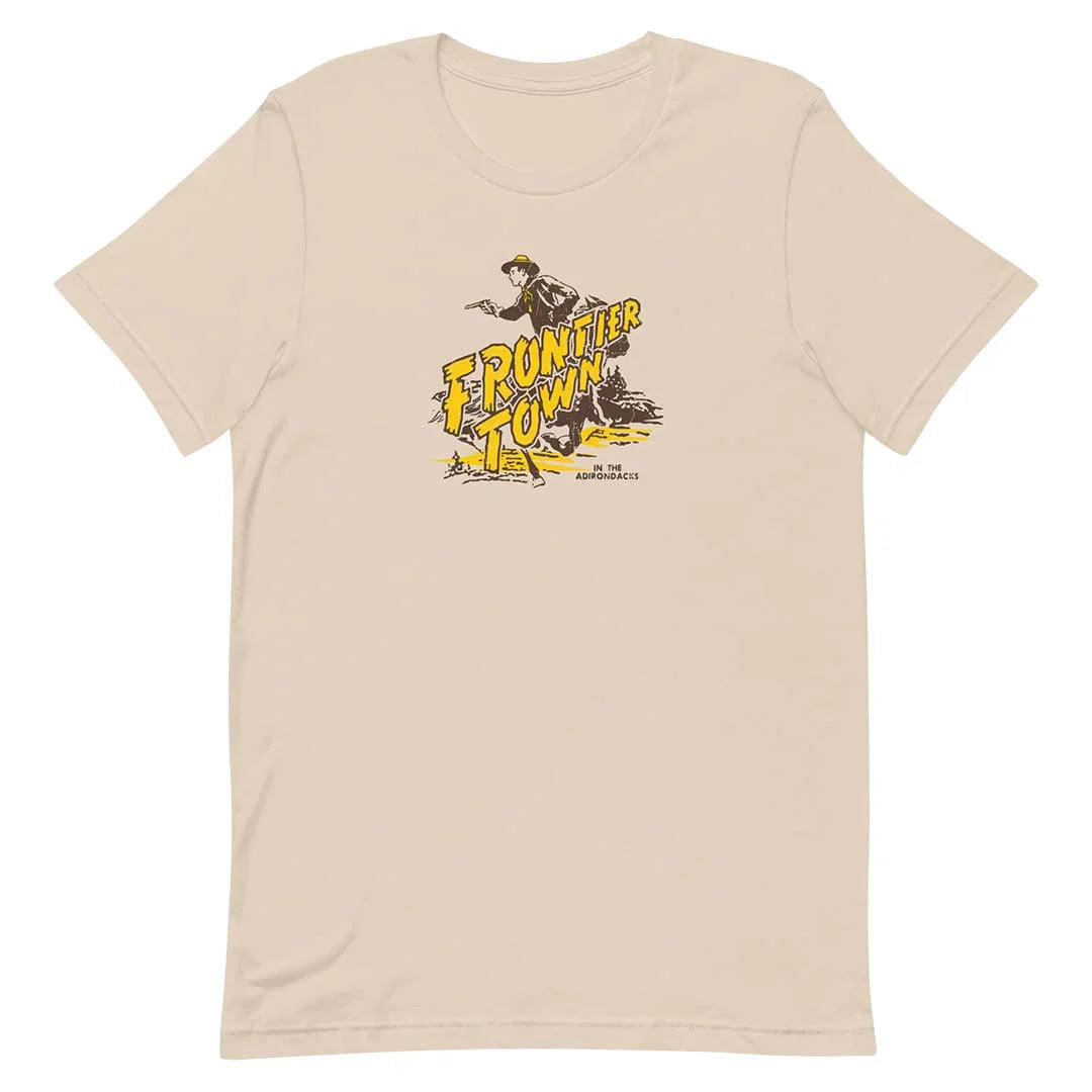 Frontier Town in the Adirondacks New York Unisex Retro T-shirt