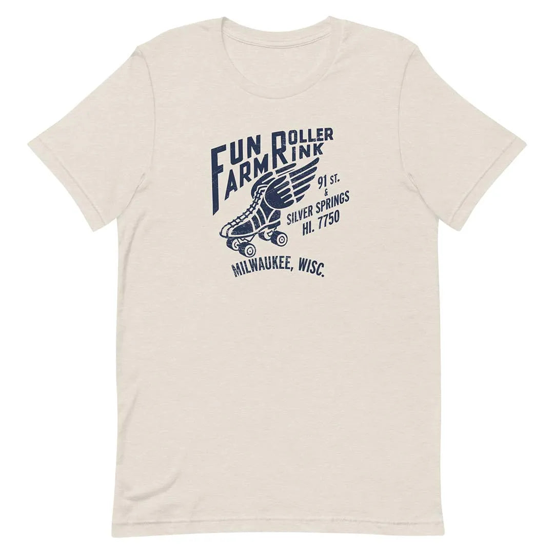 Fun Farm Roller Rink Milwaukee Unisex Retro Tee