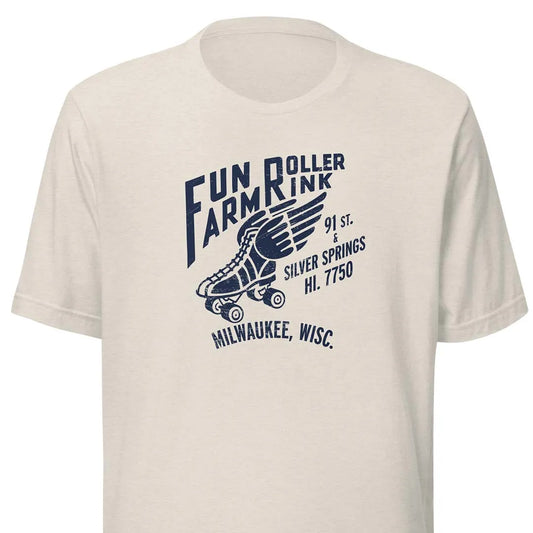 Fun Farm Roller Rink Milwaukee Unisex Retro Tee