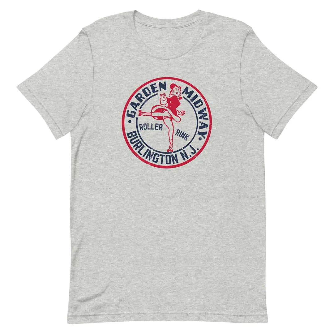 Garden Midway Roller Rink Burlington Unisex Retro Tee
