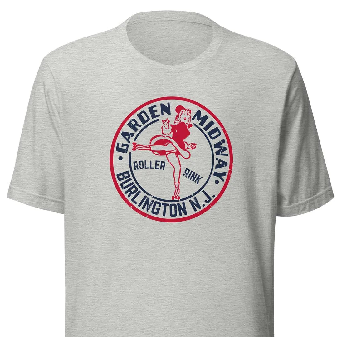 Garden Midway Roller Rink Burlington Unisex Retro Tee