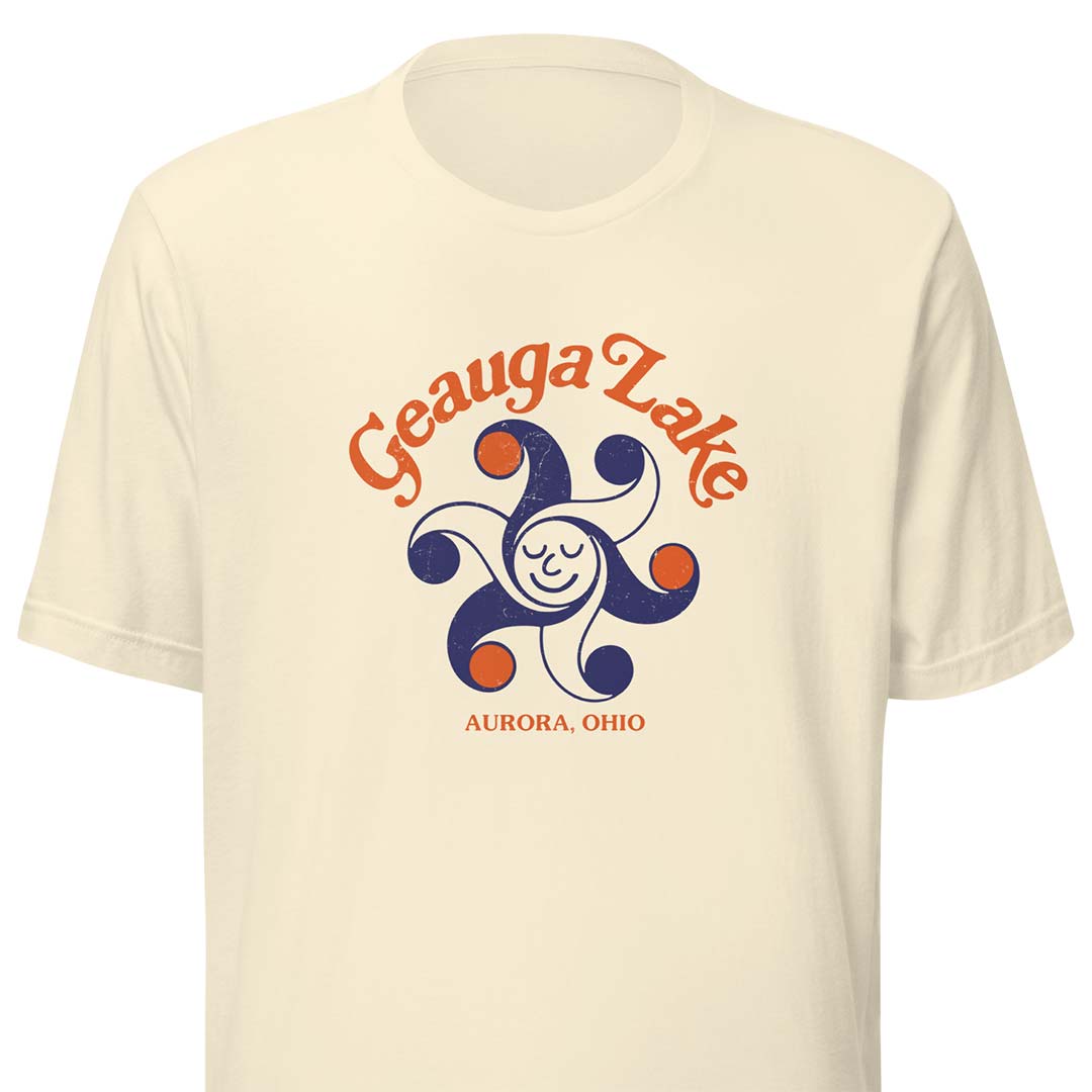 Geauga Lake Amusement Park Aurora, Ohio Unisex Retro T-shirt