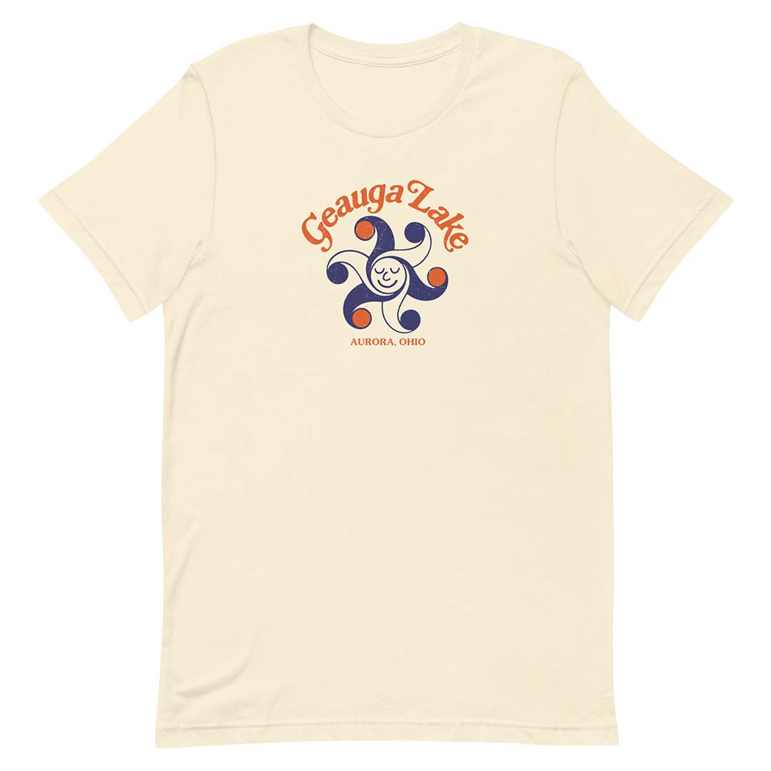 Geauga Lake Amusement Park Aurora, Ohio Unisex Retro T-shirt