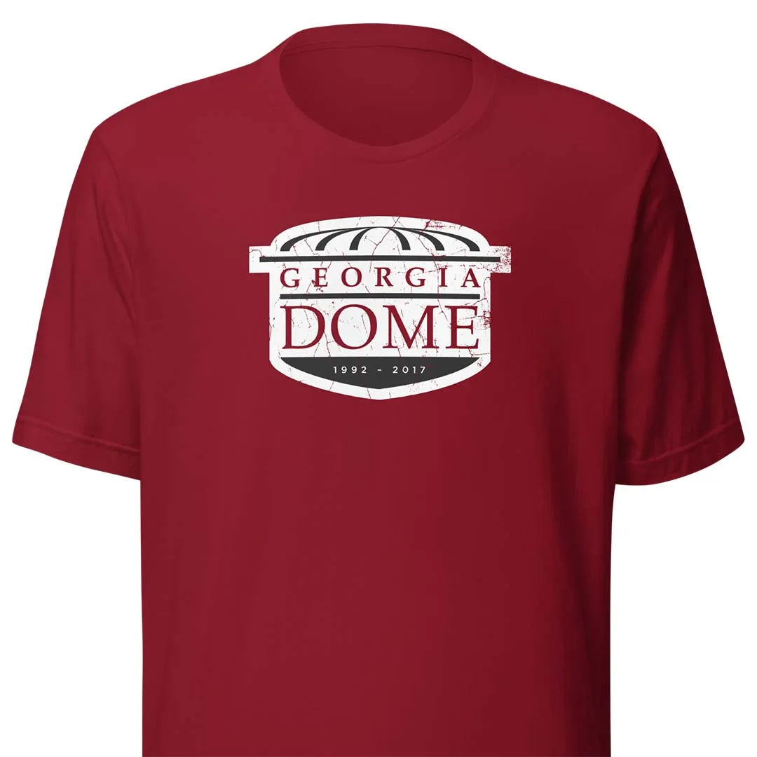 Georgia Dome Atlanta Unisex Retro T-shirt