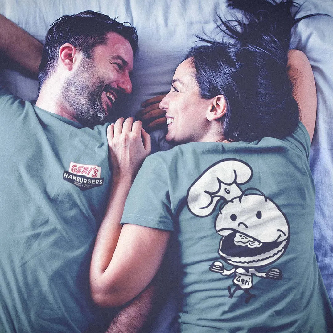Geri's Hamburgers Rockford Waybacks Heavyweight Unisex Tee
