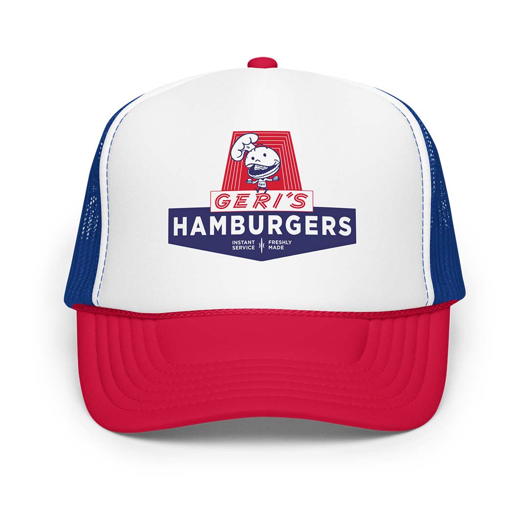 Geri's Hamburgers Rockford Retro Foam Trucker Hat