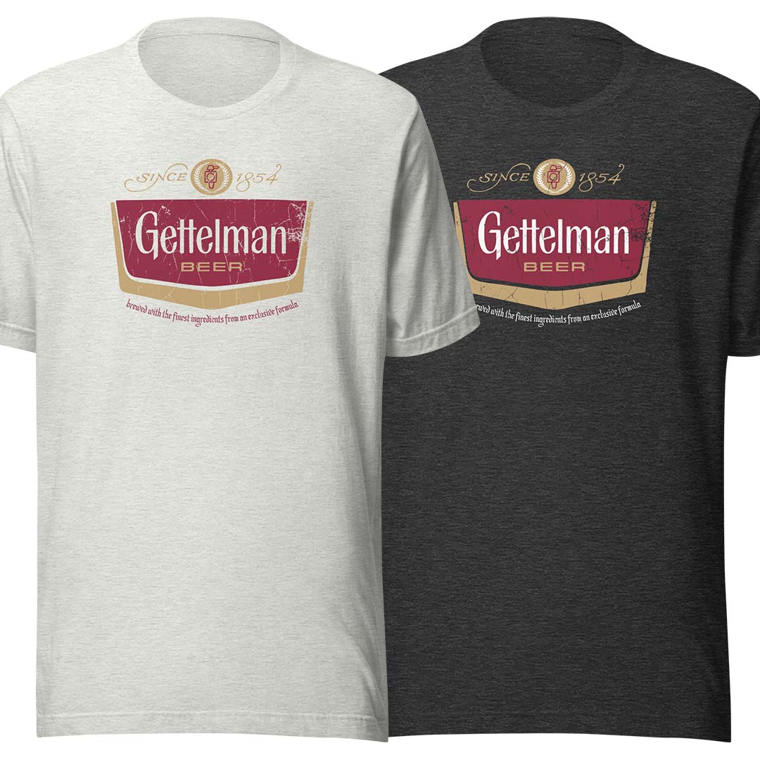 Gettelman Beer Milwaukee Unisex Retro T-shirt